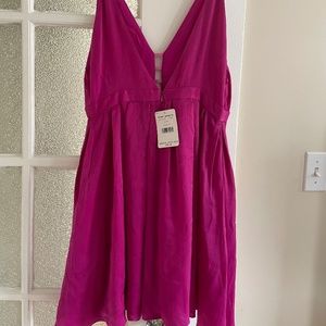 NWT Free People Silky Party Dress with Open Back | US Size 8